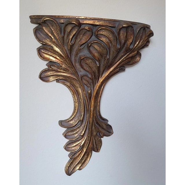 Sculpture Materials Vintage Hollywood Regency Serge Roche Style Wall Sconce - Attributed to Uttermost For Sale - Image 7 of 12