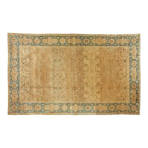 Fine Antique Persian Tabriz Handmade Wool Rug