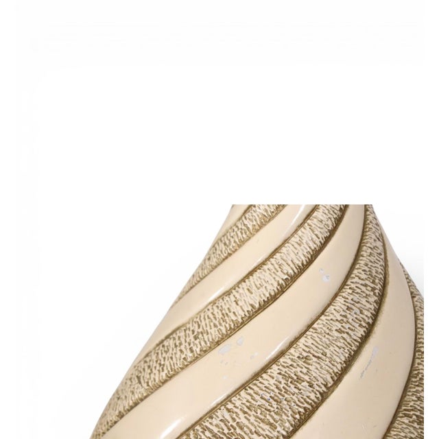 Vintage Mid Century Plaster Table Lamp by Quartitle Creative Corp. C. 1960's For Sale - Image 9 of 16