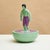 Subbuteo Ornament Sculpture in Double-Mold Ceramic from Artigianato Italiano For Sale - Image 4 of 4