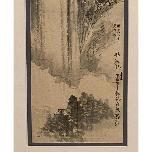 Chinese Painting of a Waterfall, China 1900 For Sale - Image 3 of 4