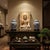 Chinese White Marble Sitting Kwan Yin Tara Bodhisattva Statue For Sale - Image 9 of 9