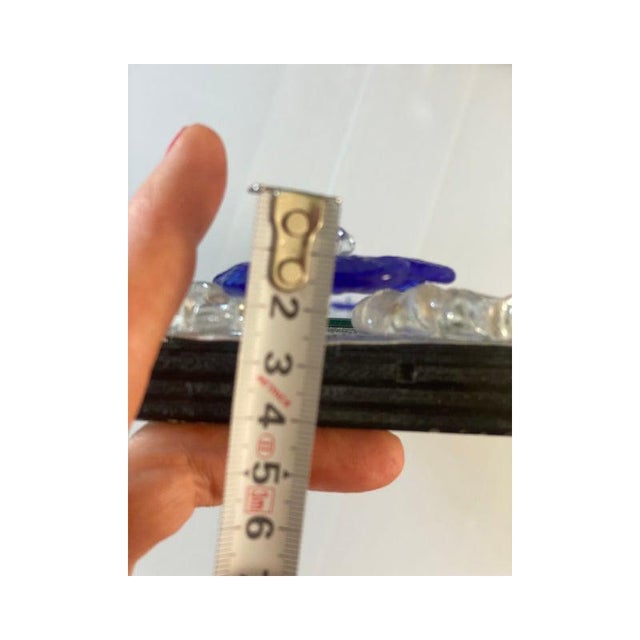 Venetian Hand-Carving Mirror in Murano Glass by Simoeng For Sale - Image 4 of 13