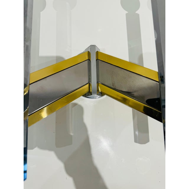 Brass Set of Sciolari 1960 Space Age Italian Mid Century Wall Lamps For Sale - Image 8 of 12