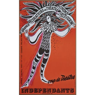 Original Coup de Théâtre Poster by Monneret, 1981 For Sale