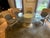Late 20th Century 20th Century Glass Top Dining Table and Four Arm Chairs For Sale - Image 5 of 12