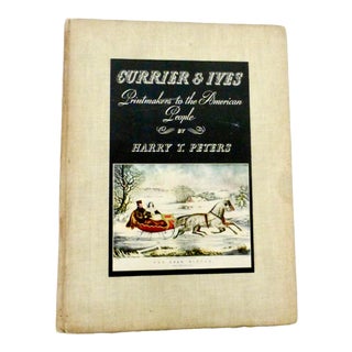 1940s Currier & Ives, American Printmakers, Special Edition Illustrated Book For Sale