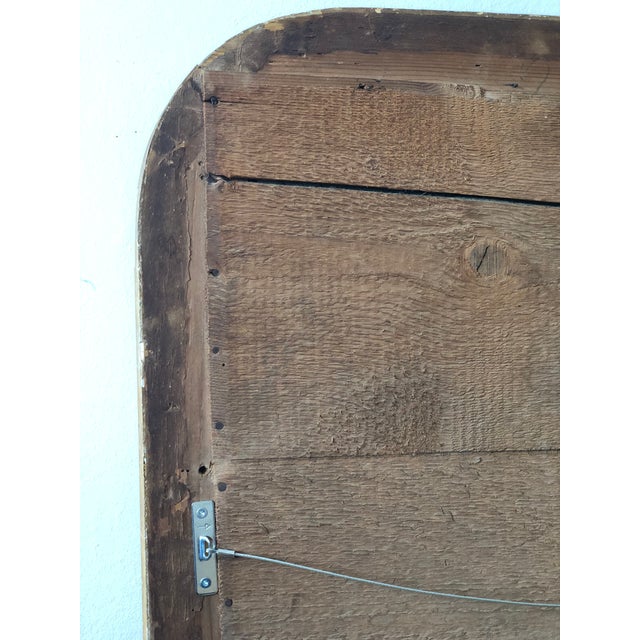Large Antique French Louis Philippe Giltwood Mirror, Late 19th Century For Sale - Image 9 of 10