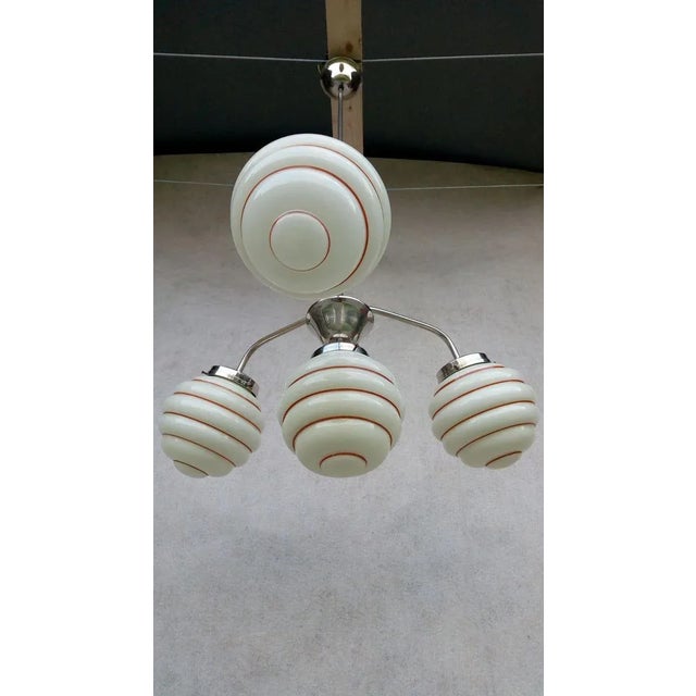 Vintage Art Deco Chandelier For Sale - Image 16 of 18