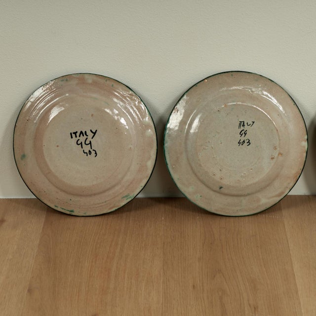 Set of Eight Vintage Italian Dishes With African Animals For Sale - Image 12 of 16