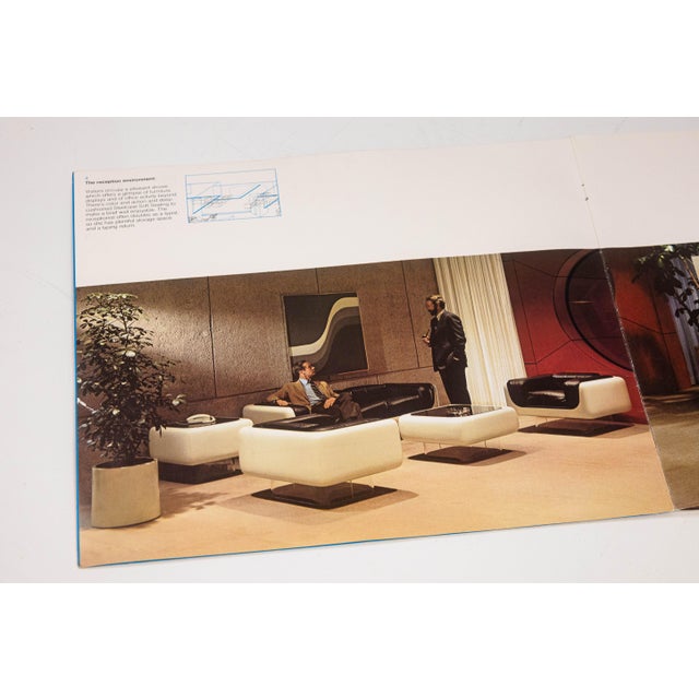 Brown Vintage 1978 William Andrus for Steelcase Brown Leather Soft Seating Armchair For Sale - Image 8 of 11
