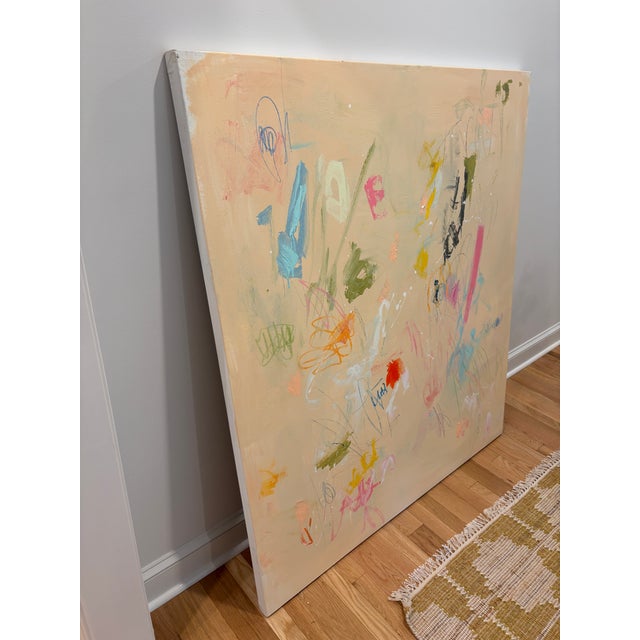 Sarah Trundle, Contemporary Abstract Painting, "Au Printemps" For Sale - Image 6 of 6
