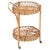 Round Serving Bar Cart in Bamboo, Rattan and Wicker by Franco Albini, Italy, 1960s For Sale - Image 12 of 12