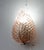 1950s Rare Wall Light Pink Jewel Murano Glass Leave by Barovier E Toso For Sale - Image 4 of 8