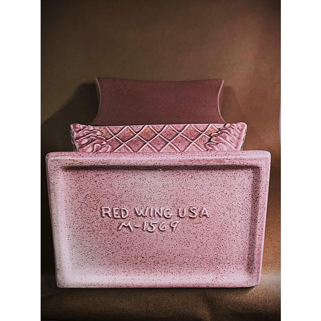 1950s 14 Inch Floor Vase With 7.5 X 5.5 Inch Opening For Sale - Image 5 of 5