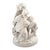 French Biscuit Porcelain Centrepiece Group with Floral Garlands, 1800s For Sale - Image 6 of 12