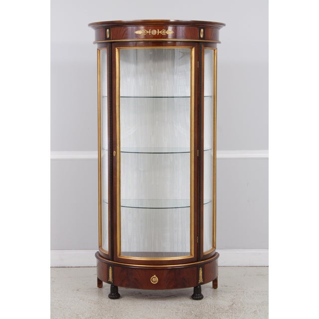 Age: Approx: 30 Years Old Details: Mahogany Adjustable Shelves Fine Carved Details High Quality Construction Large...