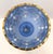 Antique Bohemian Czech Victorian Blue Opaline Glass Enamel Floral Lusters Pair For Sale - Image 12 of 12
