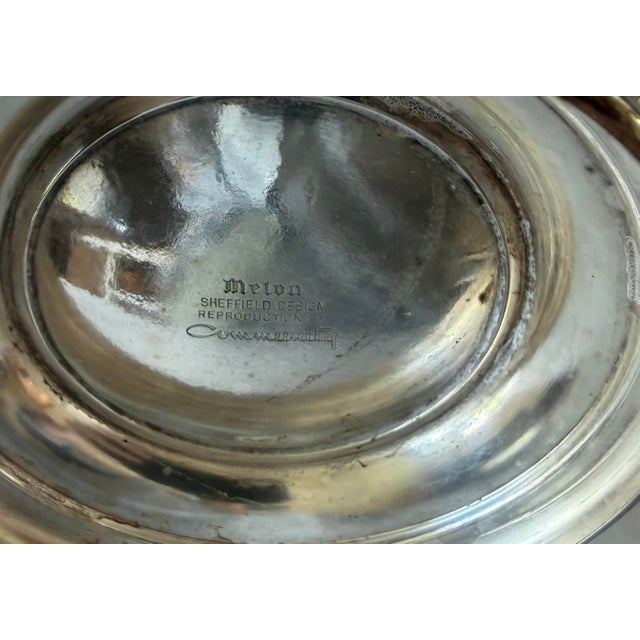 Vintage Sheffield Tilting Coffee or Tea Pot With Stand For Sale - Image 9 of 11