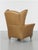 Mid-Century Modern 1990s Space Age Gold Wingback Chair by Larry Laslo for Directional For Sale - Image 3 of 4