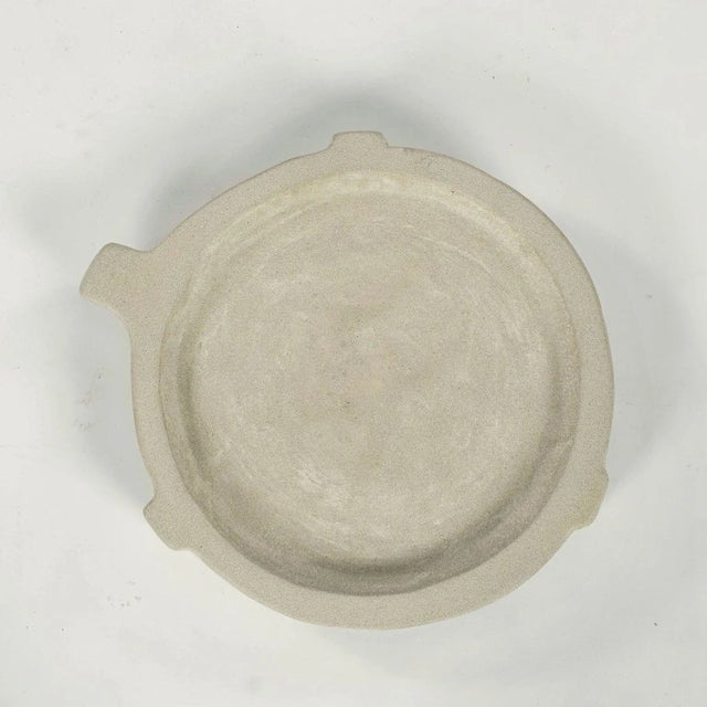 Early 21st Century Early 21st Century Artisan Tribal-Style Stone Vessel Platter For Sale - Image 5 of 7