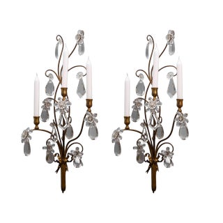 19th Century Candle Wall Lamps, Set of 2 For Sale