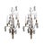 19th Century Candle Wall Lamps, Set of 2 For Sale