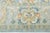 Modern Sultanabad Square Wool Rug - Light Blue & Terracotta Hand-Knotted For Sale - Image 10 of 11
