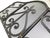 Metal Vintage French Art Deco Wrought Iron 3-Panel Fire Screen and Spark Guard, 1940s For Sale - Image 7 of 9