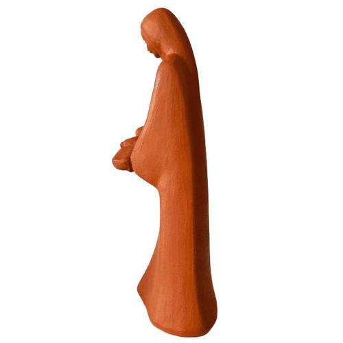Vintage Terracotta Madonna Statue by Maria Yves Le Pape, 1970s For Sale - Image 3 of 5
