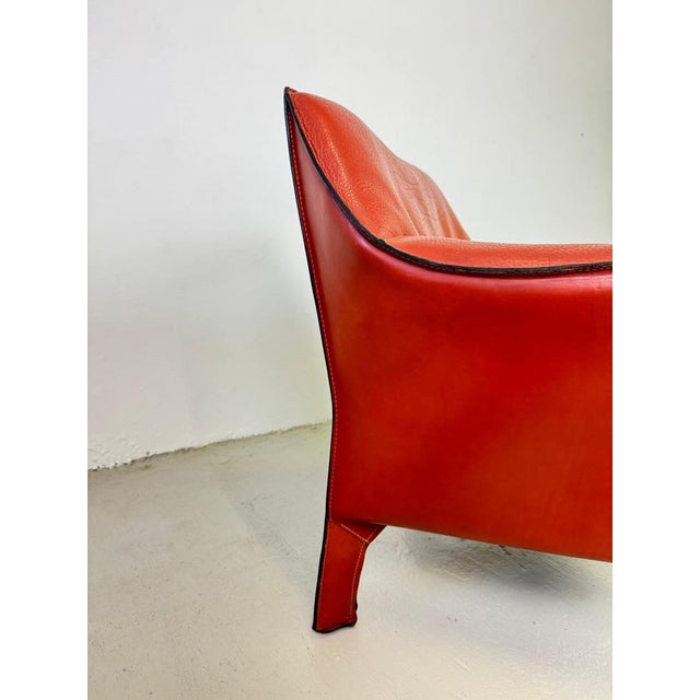 Animal Skin CAB 415 Armchair by Mario Bellini for Cassina, 1980s For Sale - Image 7 of 16