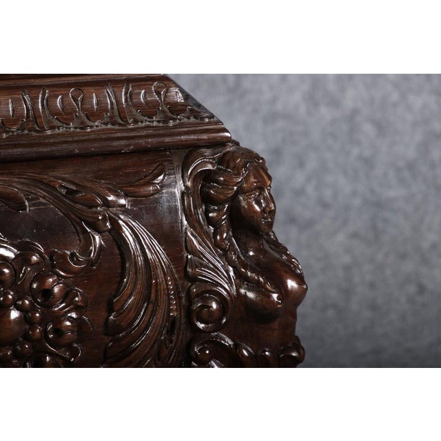 Bookcase in Walnut and Oak, 1920s For Sale - Image 13 of 18