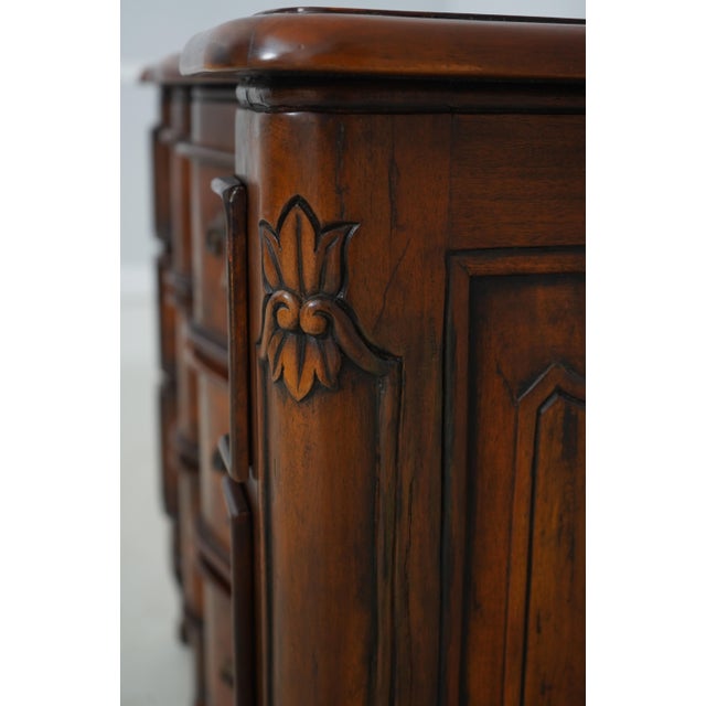 Theodore Alexander Burl Walnut French Commode For Sale - Image 15 of 17