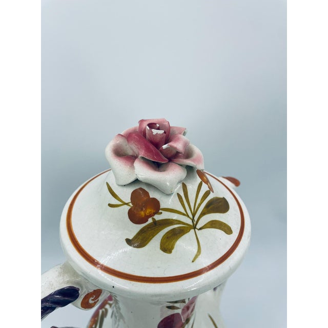 Majolica Jug Vase from Bassano, Italy, 1965 For Sale - Image 6 of 15