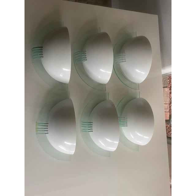 Set of 6 Vintage 1980s Wall Lamps For Sale In San Diego - Image 6 of 12