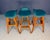 Green Trio of Model Od-61 Bar Stools by Erik Buch for o.d. Mobler, Denmark, C. 1960's For Sale - Image 8 of 11