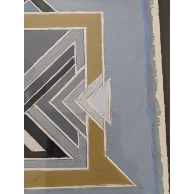 Abstract Expressionism John H. Levee Painting/Collage For Sale - Image 3 of 7