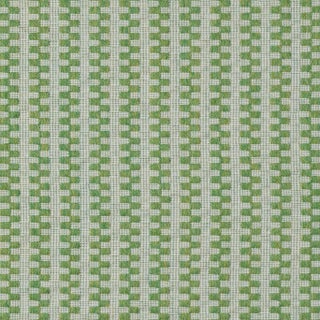 Sister Parish Hudson Woven Fabric in Grass Green For Sale