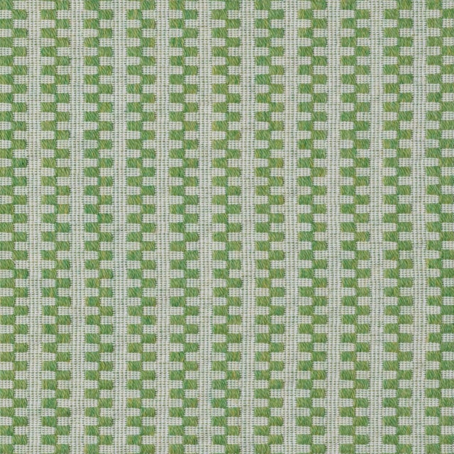 Sister Parish Hudson Woven Fabric in Grass Green For Sale