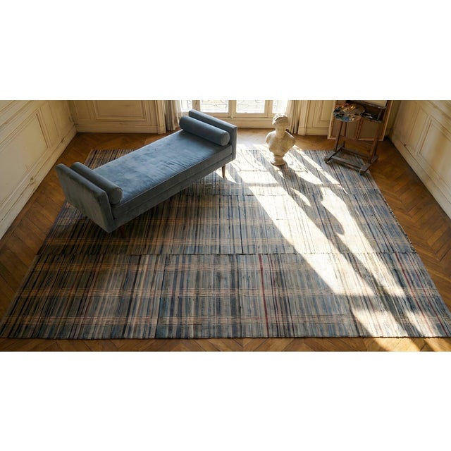 Late 19th Century American Shaker Rag Rug ( 8'10" x 11'3" - 270 x 343 ) For Sale - Image 10 of 11