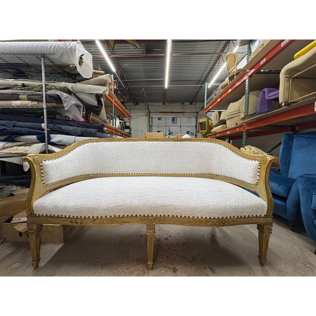 18th Century Italian Louis XVI Style Sofa For Sale - Image 18 of 18