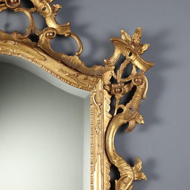 Baroque Style Giltwood Mirror For Sale - Image 6 of 10