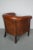 Vintage Dutch Cognac Colored Leather Club Chair For Sale - Image 13 of 18