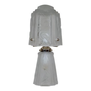 French Art Deco Mushroom Table Lamp by Muller Freres 1920s France For Sale