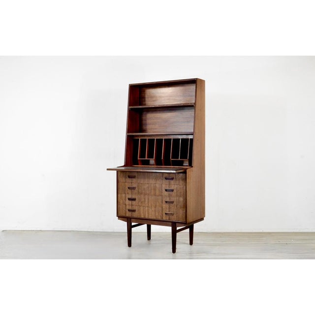 Mid-Century Danish Teak Secretary, in Very Good conditions. Designed 1960 to 1969