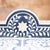 Art Deco Arabesque Blue Inlay Dresser & Changing Table by House of Jaipur For Sale - Image 3 of 10