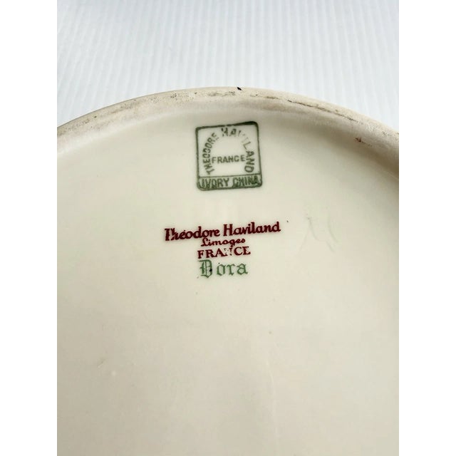 Mid 20th Century Theodore Haviland Dora Covered Vegetable Serving Dish Bowl Floral Limoges France For Sale - Image 13 of 15