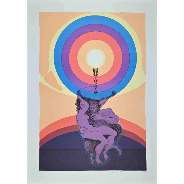 Stefania Guidi, The Love, Original Lithograph, 1993 For Sale - Image 3 of 3