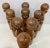 Brown Antique Wooden 9 Pin Skittle Game From England For Sale - Image 8 of 10