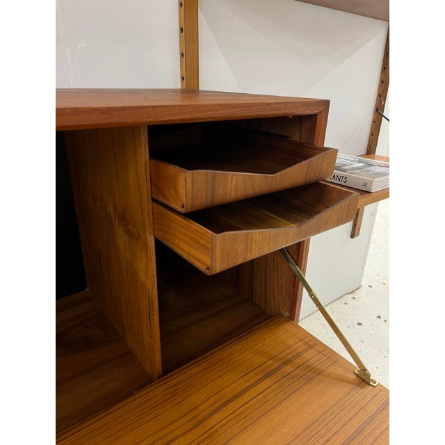 Vintage Danish 2-Bay Wall Unit by P. Cadovius, 1960s For Sale - Image 12 of 18
